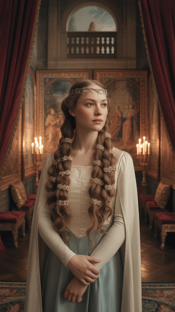 27 Creative Medieval Hairstyle Ideas for Princesses 19 The Crispinette Net