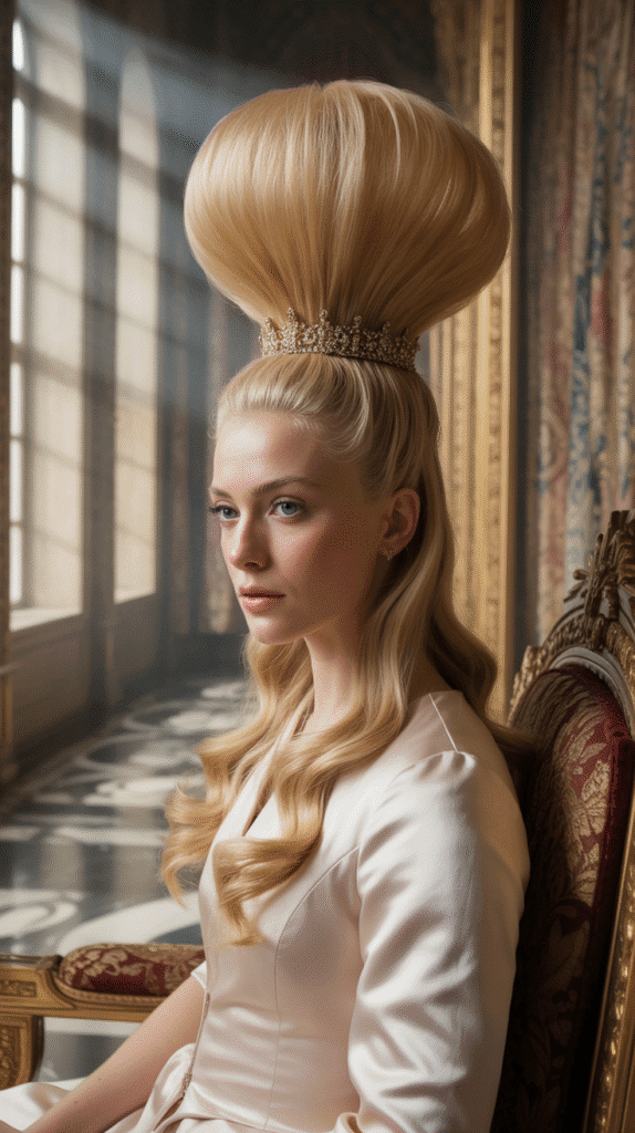 33 Gorgeous Medieval Hairstyles for Blonde Princesses 23 The Medieval Pompadour