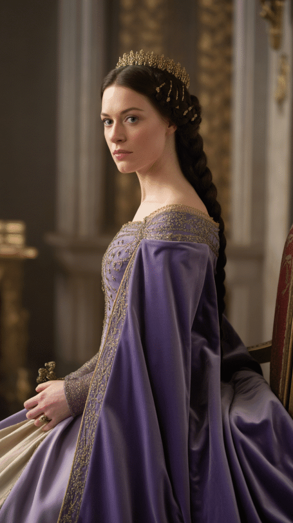 27 Beautiful Medieval Braided Hairstyles for Princesses 5 Braided Bun Updo