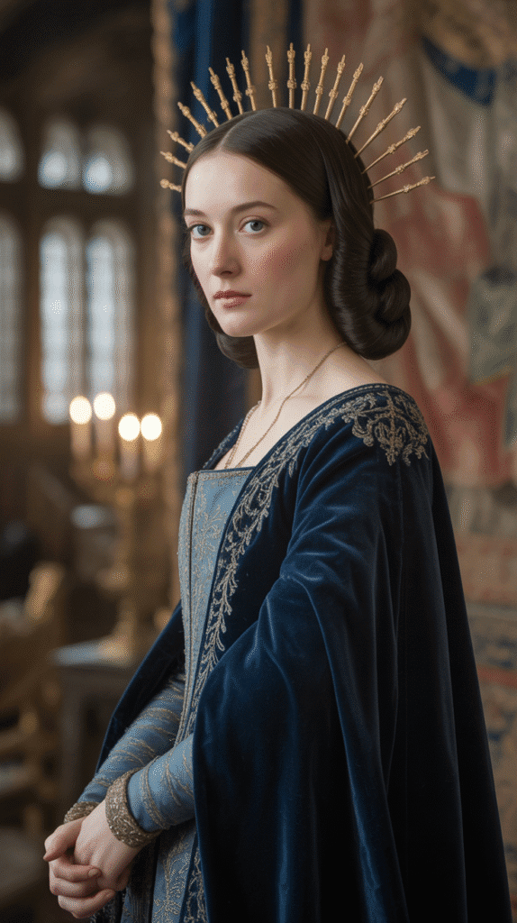 33 Step-by-Step Medieval Hairstyles for Princesses 17 The Twisted Low Chignon