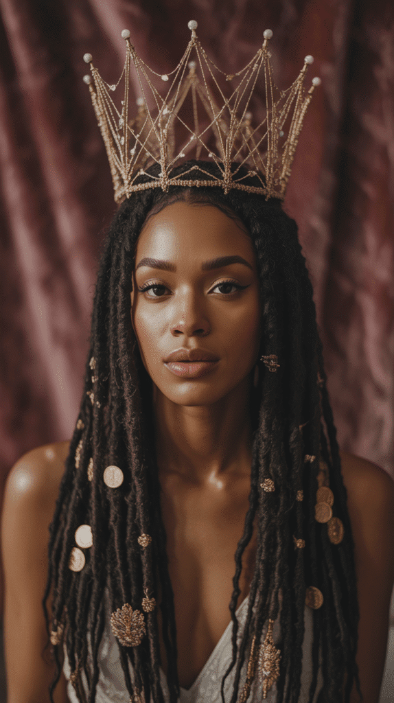 30 Latest Dreadlock Styles for Women That Inspire Confidence 20 Dreadlock Crown