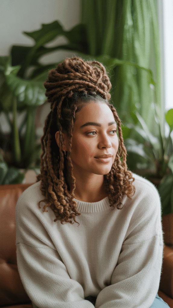 27 Best Winter Braided Hairstyles for Black Women to Stay Cute & Cozy 22 Butterfly Locs