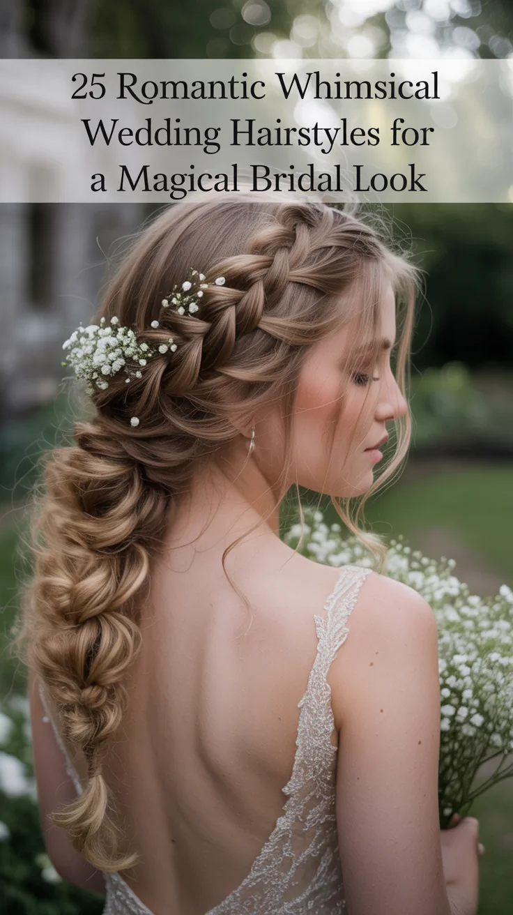 Romantic Whimsical Wedding Hairstyles for a Magical Bridal Look
