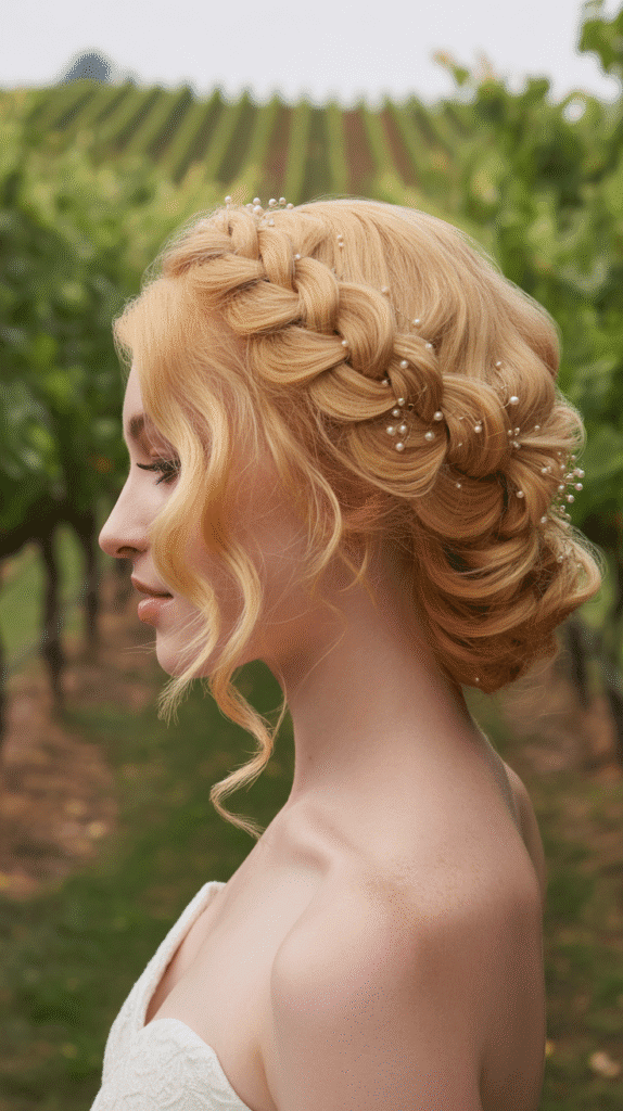 25 Romantic Whimsical Wedding Hairstyles for a Magical Bridal Look 3  Cascading Waterfall Braid