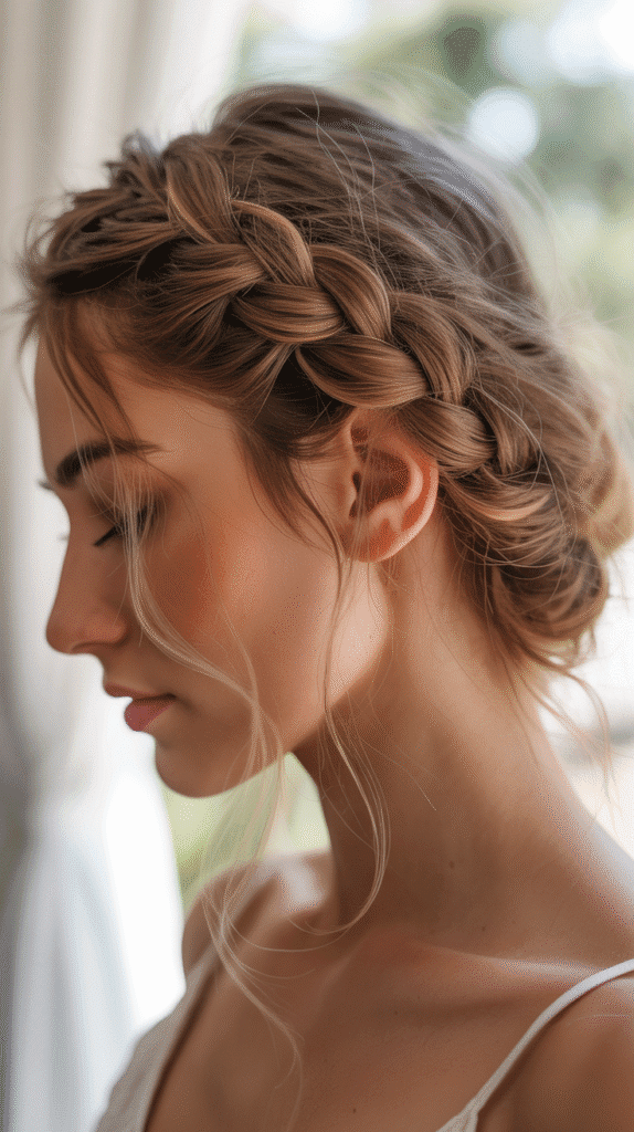 30 Dreamy Whimsical Hairstyles for Medium-Length Hair You'll Fall in Love With 15 Rope Braid Side Sweep