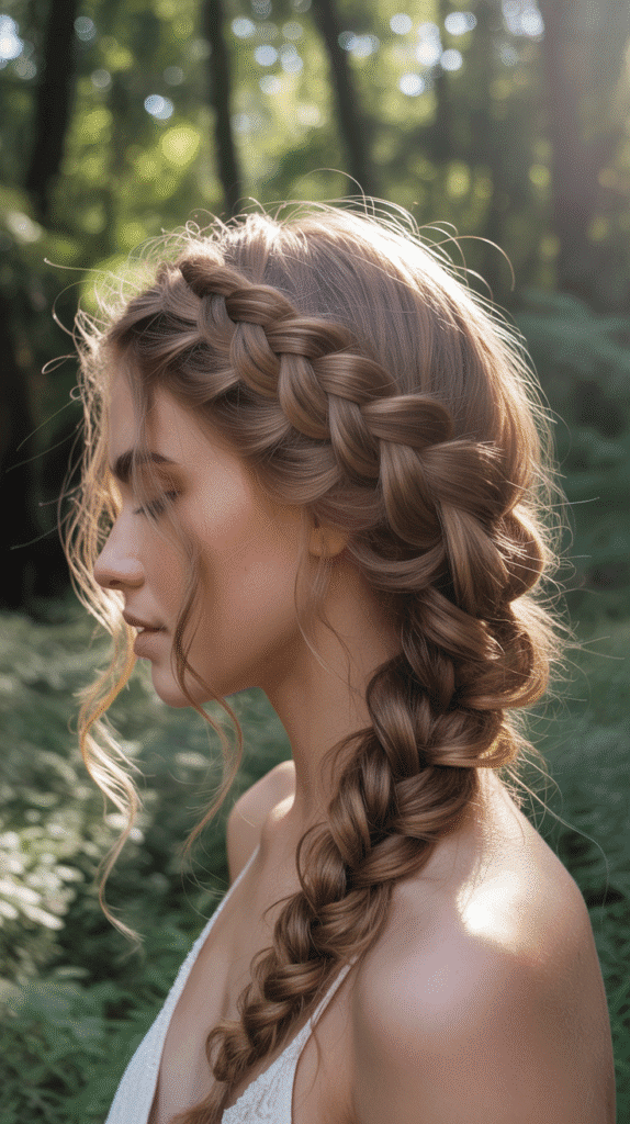37 Easy Hairstyles to Keep Hair Out of Your Face 24 Waterfall Braid