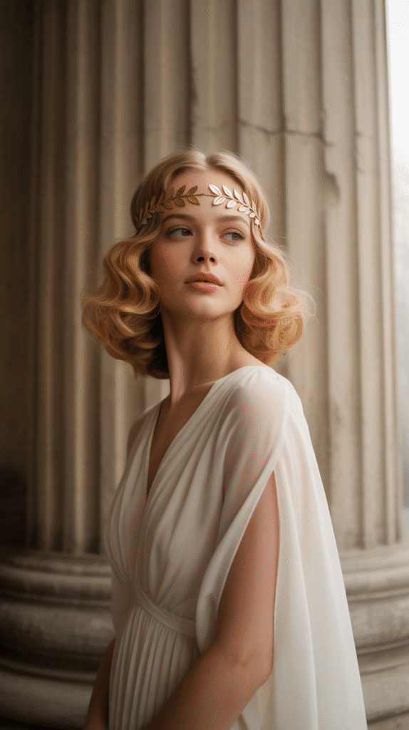 27 Easy 1930s Hairstyles for Long Hair Tutorial for Beginners 22 Grecian-Inspired Waves