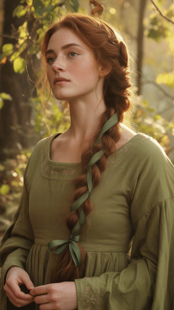 33 Step-by-Step Medieval Hairstyles for Princesses 27 The Braided Low Side Ponytail