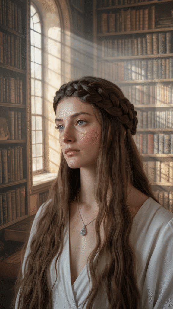 33 Enchanting Medieval Wedding Hairstyles for Princesses 26 Medieval Headband Braid