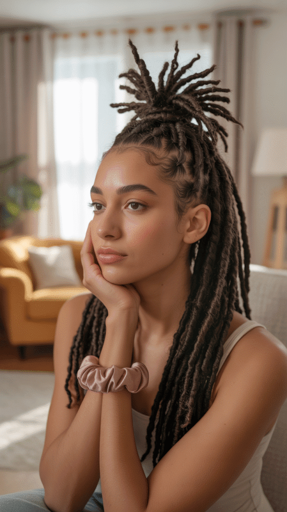 33 Latest Dreadlock Styles 2025 That Are Setting Trends 29 Pineapple Loc Style