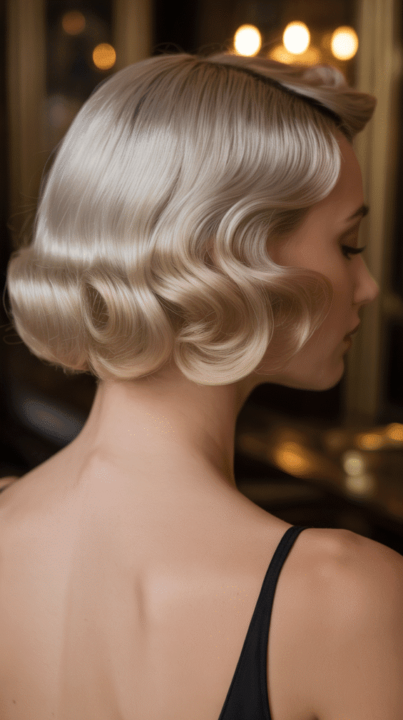 27 Whimsical Hairstyles for Short Hair That Feel Straight Out of a Fairytale 12  Vintage Rolled Updo