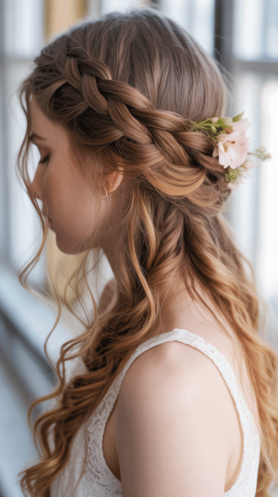 28 Enchanting Whimsical Hairstyles for Long Hair Perfect for Any Occasion 1 Romantic Waterfall Braid