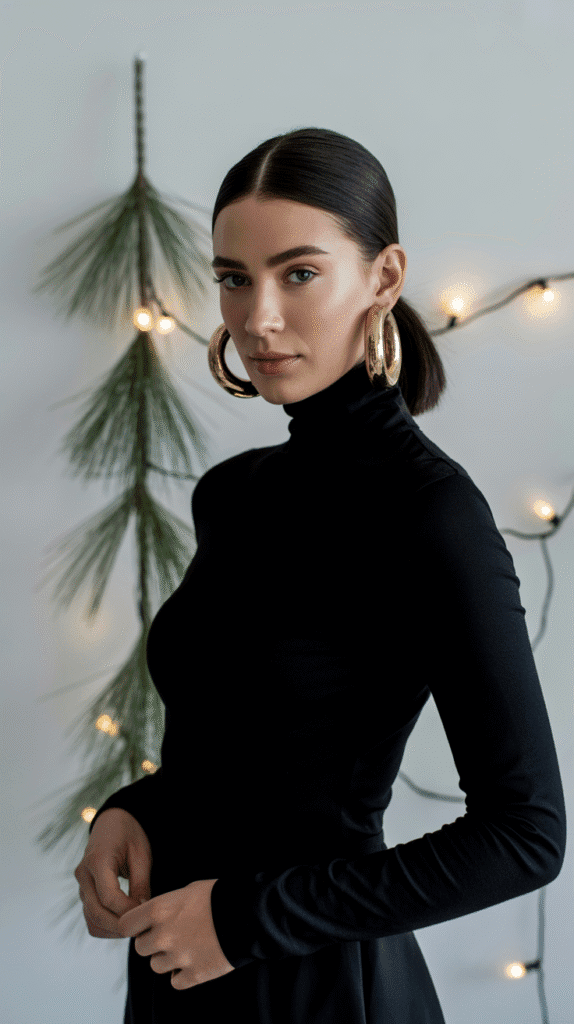27 Stylish Christmas Party Hairstyles for Mid-Length Hair to Try Now 24 Slicked-Back Style