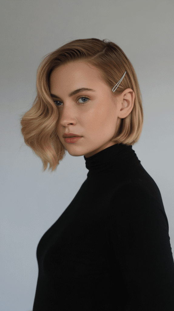 33 Easy French Hairstyles for Short Hair That Look Modern and Fresh 28 Asymmetrical Waves