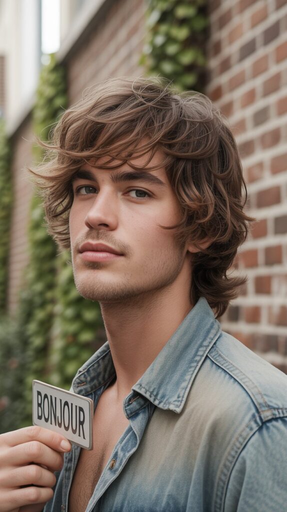 30 Latest French Hairstyles for Men That Exude Style 29 Shaggy French Layers