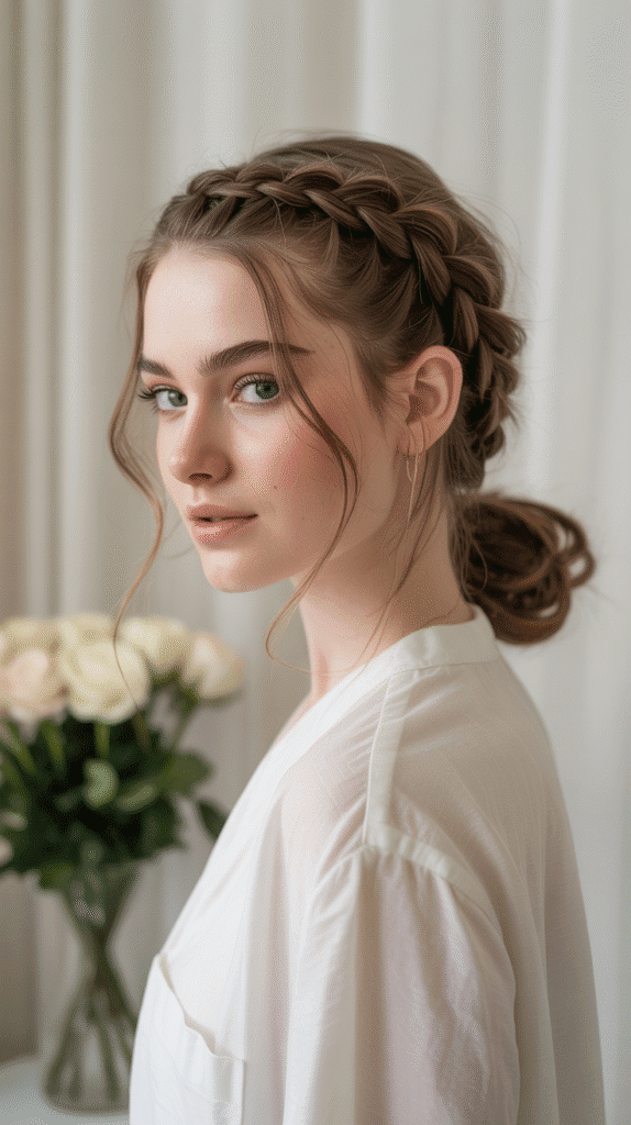27 Best French Hairstyle Tutorials to Nail the Parisian Look 19 Side French Braid into Low Ponytail