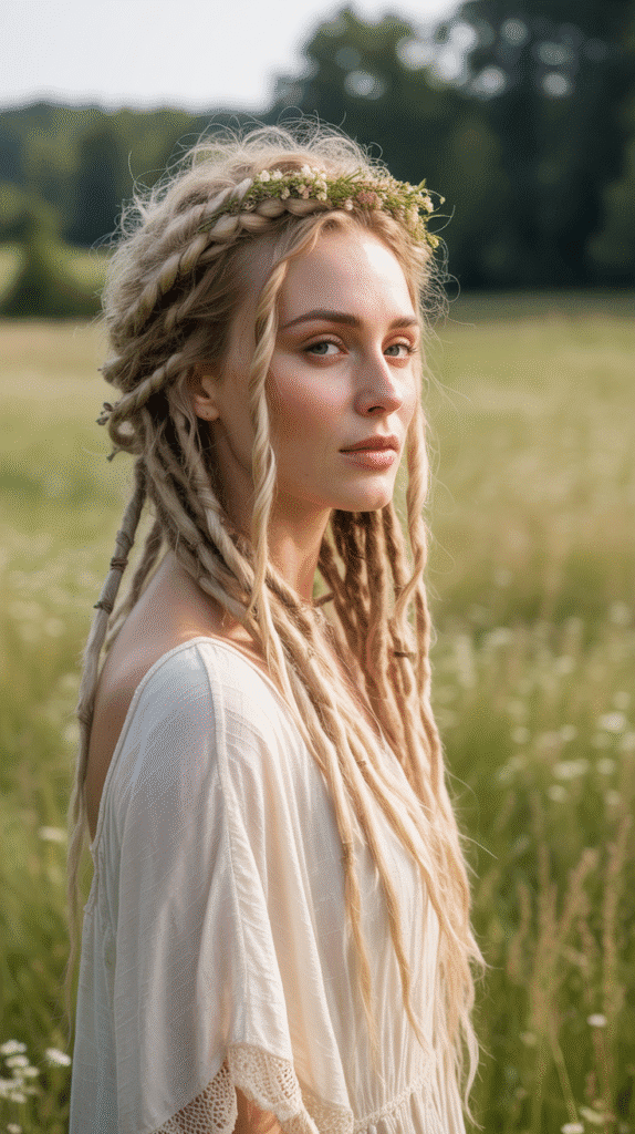 27 Latest Dreadlock Styles for Ladies That Slay Every Look 7 Dreadlock Crown Braid