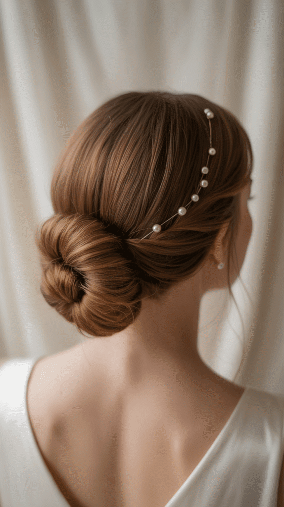 33 Chic French Hairstyles for Long Hair That Feel Romantic and Timeless 3 The Low Chignon