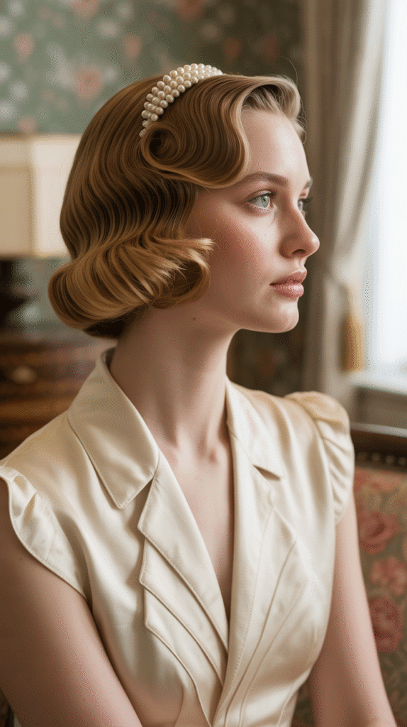 27 Chic 1930s Short Hairstyles Perfect for Timeless Look 14 The Gibson Roll Variation
