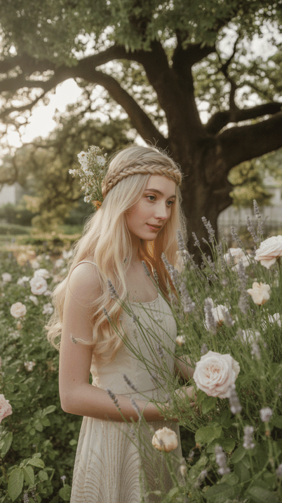 30 Elegant 1930s Hairstyles for Long Hair You'll Fall in Love With 10 Braided Crown