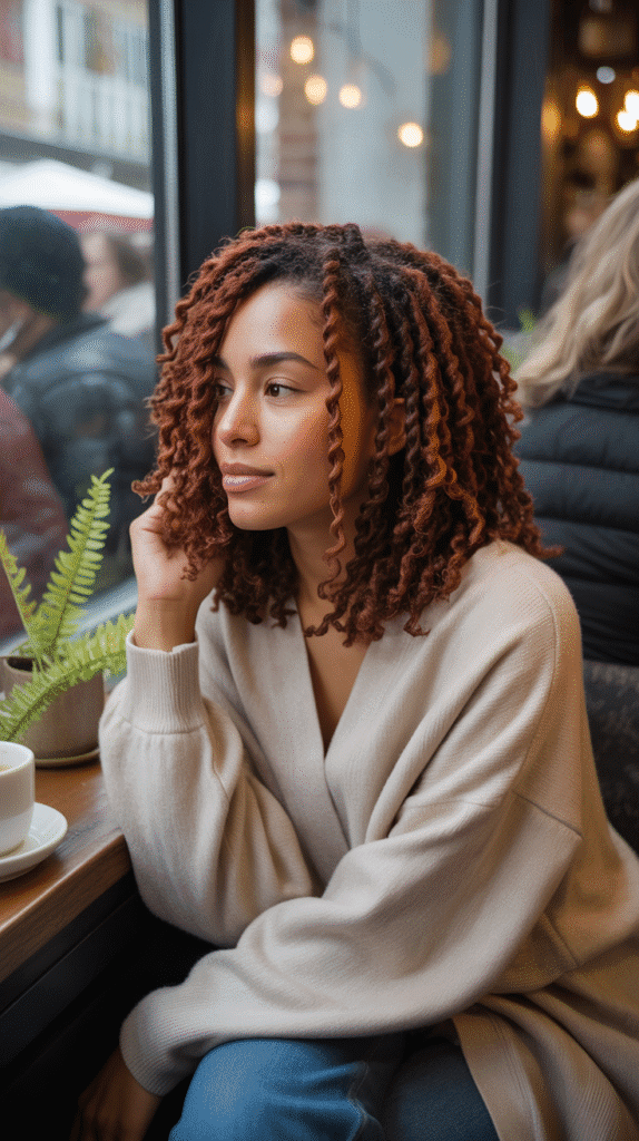 33 Elegant Winter Hairstyles for African American Women of All Ages 12 Passion Twists