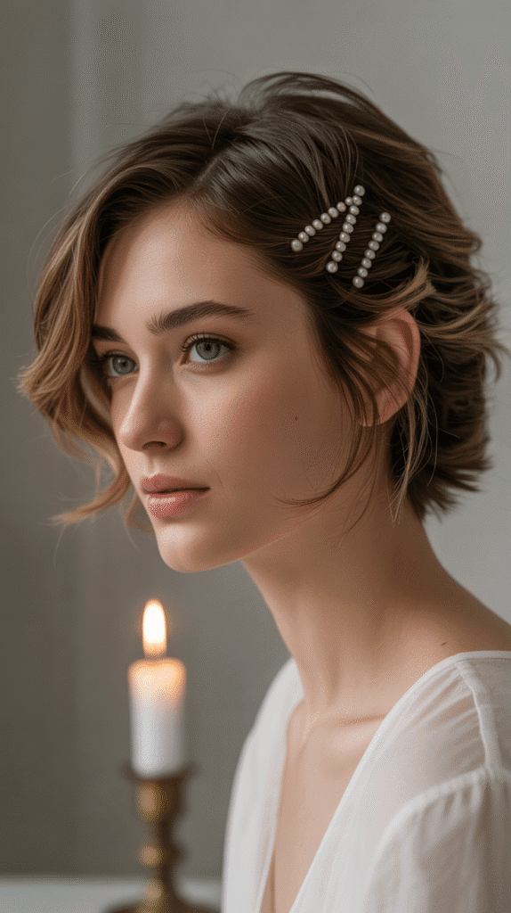33 Easy French Hairstyles for Short Hair That Look Modern and Fresh 2 The Messy French Twist for Short Hair
