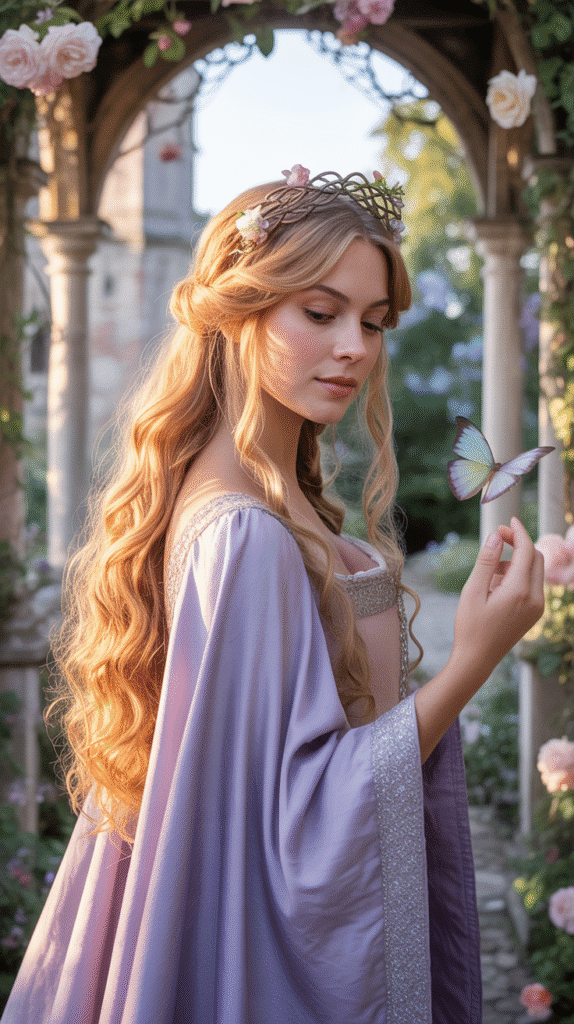 27 Beautiful Medieval Braided Hairstyles for Princesses 25 Twisted Crown with Braided Sides
