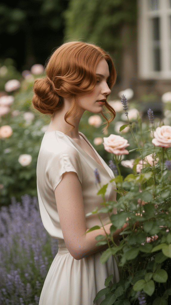 33 Vintage 1930s Updo Hairstyles for Special Occasions 13 Romantic Low Chignon