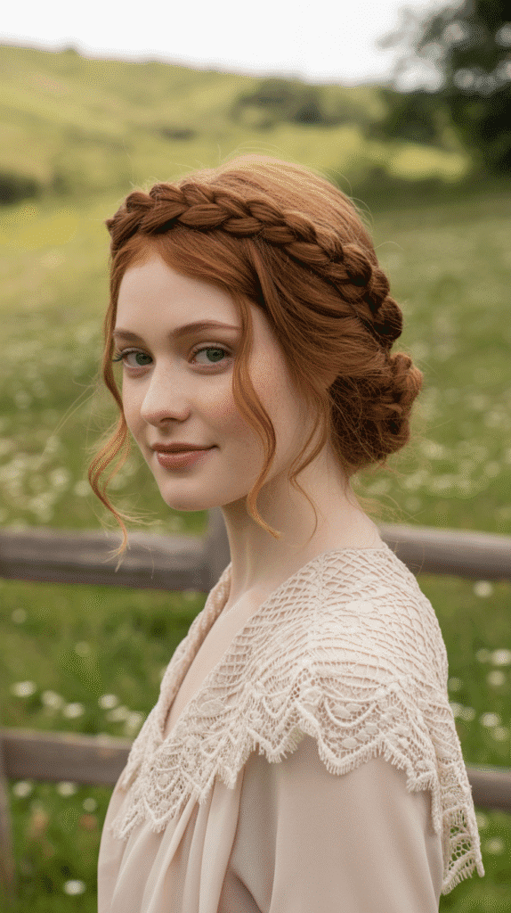 30 Step-by-Step 1930s Hairstyles Tutorial for a Retro Makeover 14 Braided Crown