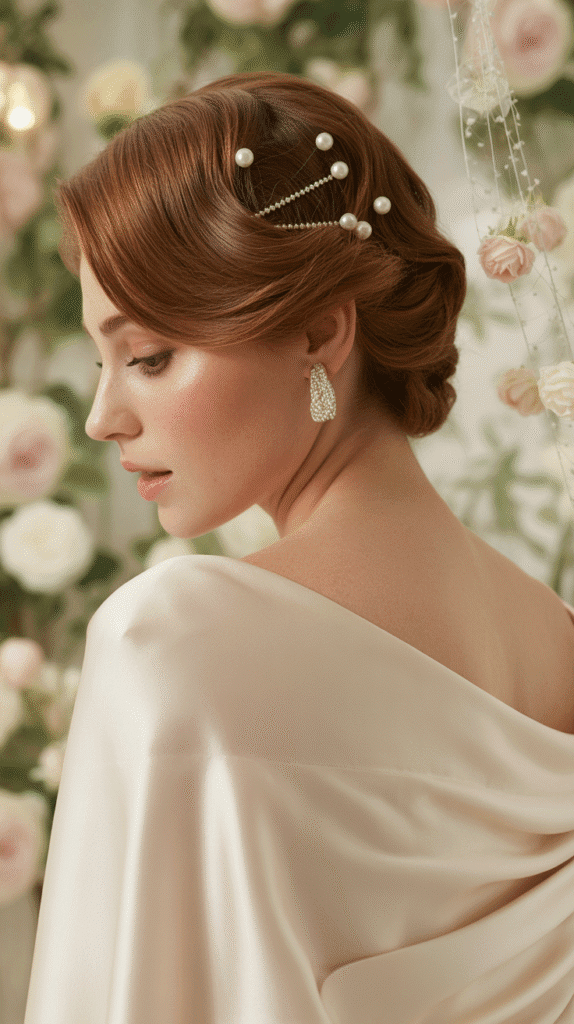 33 Easy French Hairstyles for Short Hair That Look Modern and Fresh 9 Twisted Side Updo