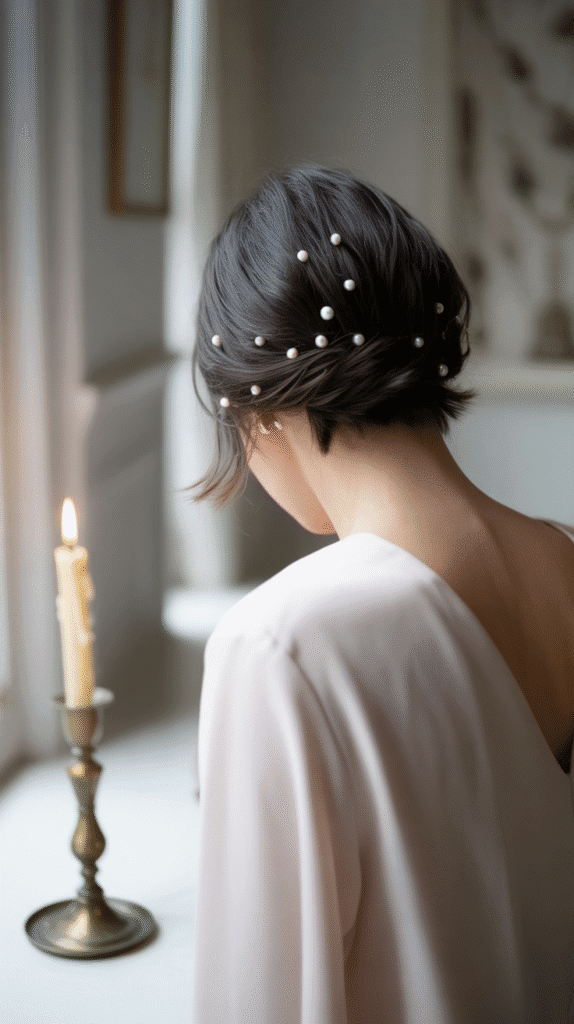 33 Easy French Hairstyles for Short Hair That Look Modern and Fresh 18 The Effortless Chignon
