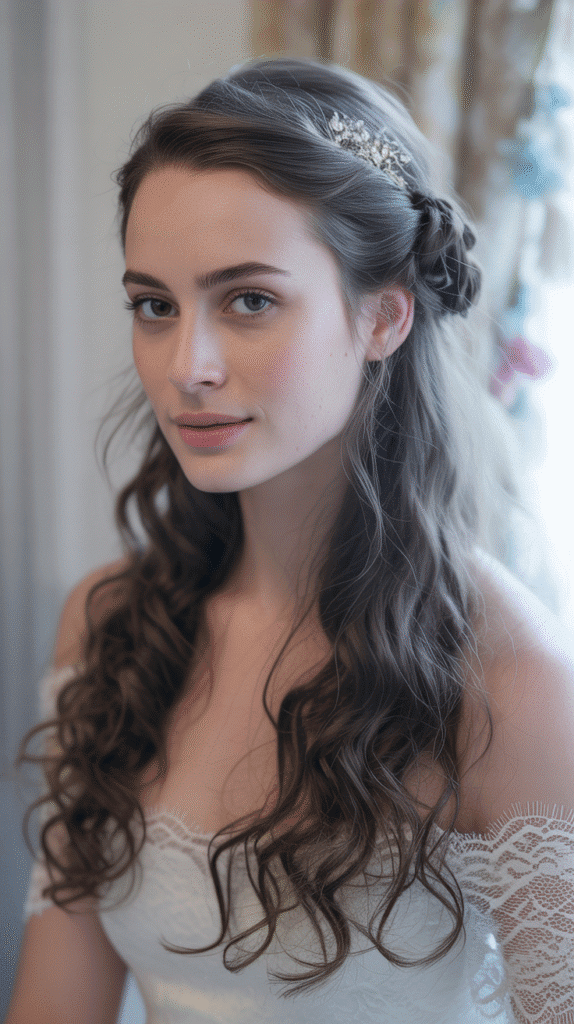33 Chic French Hairstyles for Long Hair That Feel Romantic and Timeless 7 Half-Up French Twist