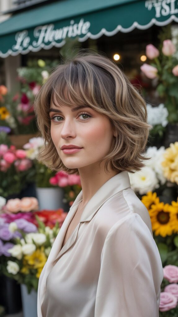 27 Modern French Short Hairstyles That Are Parisian-Approved 21 The Wispy Bangs Short Cut