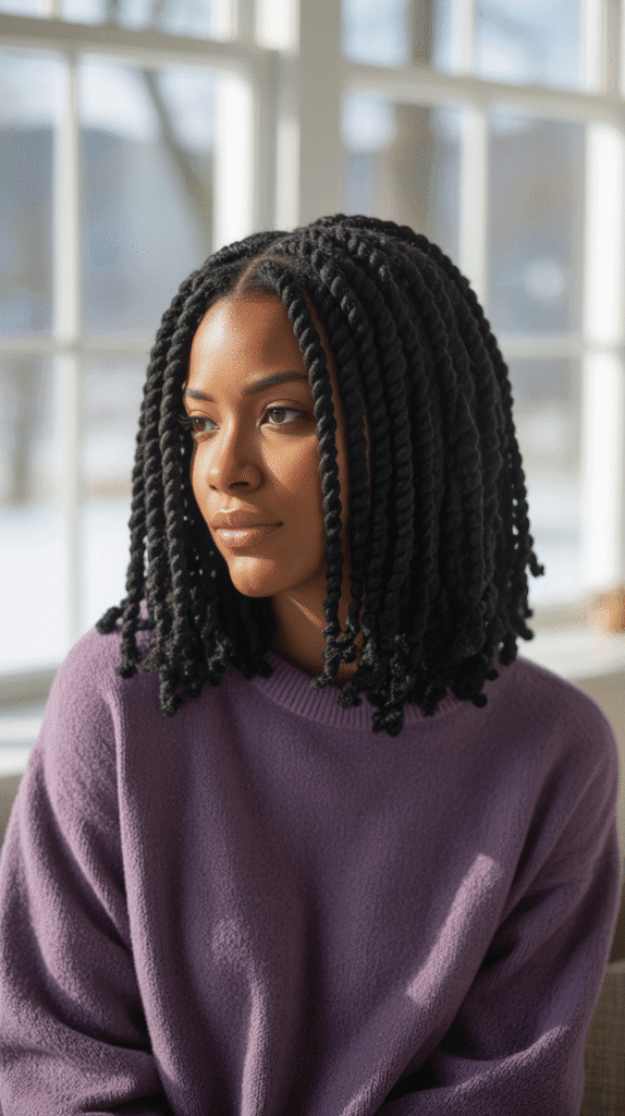 28 Protective Winter Hairstyles for Black Women with 4C Hair 25 Rope Twists