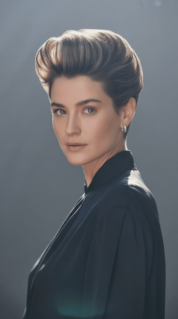 33 Easy French Hairstyles for Short Hair That Look Modern and Fresh 26 Voluminous Crown with Sleek Ends