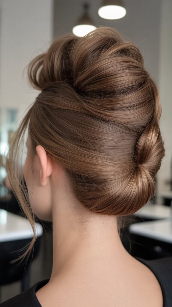 French Twist with Modern Volume