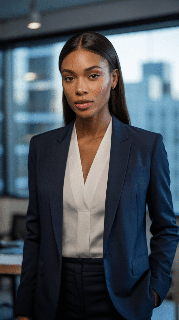 27 Sleek Straight Natural Hairstyles for Black Women Perfect for Winter 17 Sleek Straight Middle Part with Tucked Sides