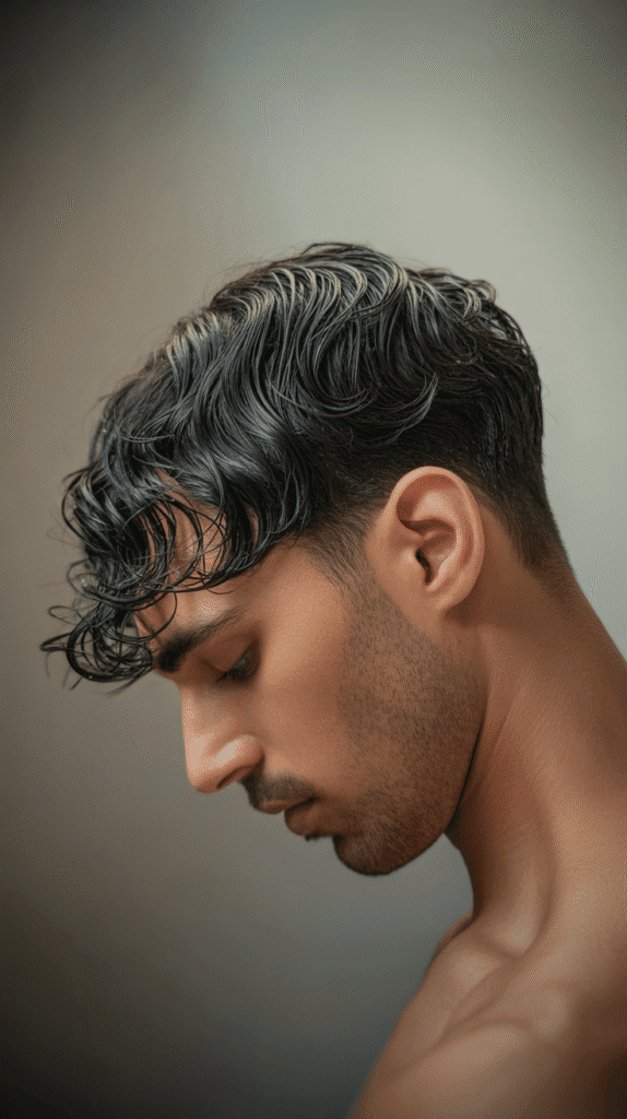 How to Cut Men's Curly Hair at Home – Simple Step-by-Step 7 Creating Layers and Shape