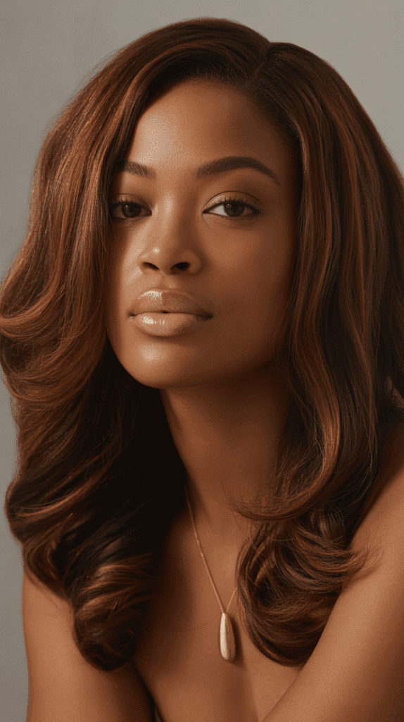 31 Bold Winter Hair Color Ideas for Black Women to Brighten the Cold Months 22 Mocha Brown