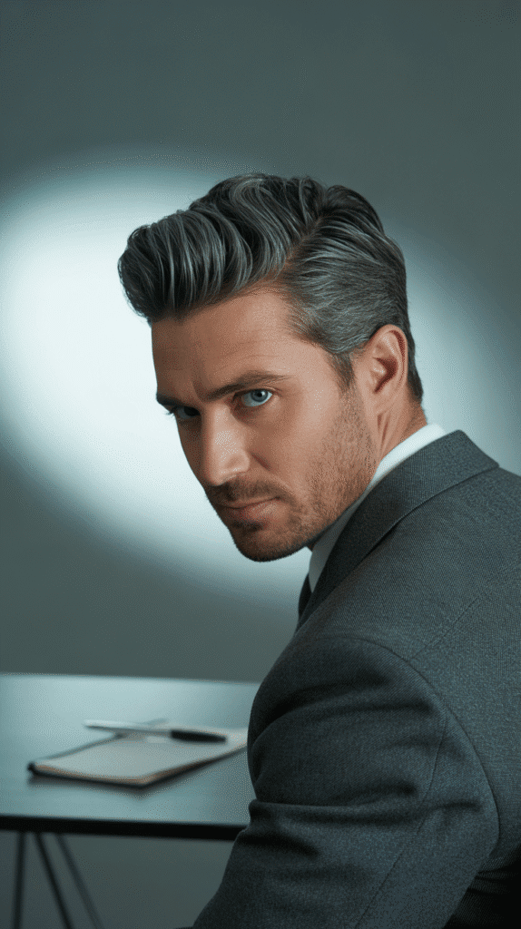 30 Latest French Hairstyles for Men That Exude Style 8 French Brush Back