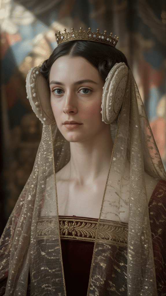 27 Creative Medieval Hairstyle Ideas for Princesses 10 The Fillet and Barbette