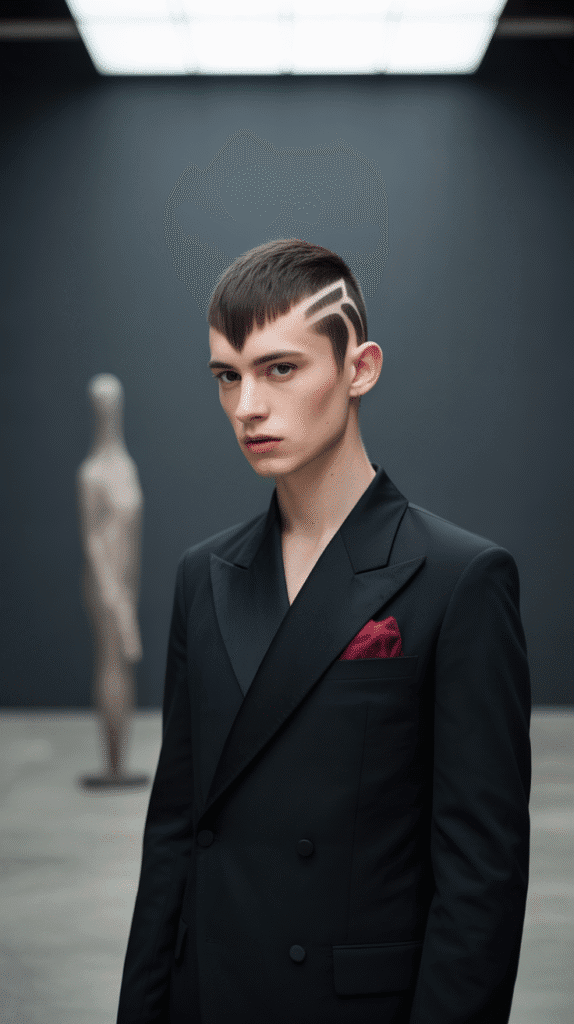 30 Classic French Hairstyles for Men That Never Go Out of Style 29 Artistic Asymmetry