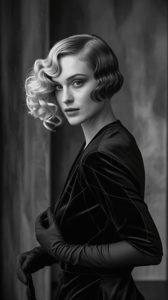 30 Effortless 1930s Hairstyle Ideas for Inspiration 8 The Asymmetrical Bob