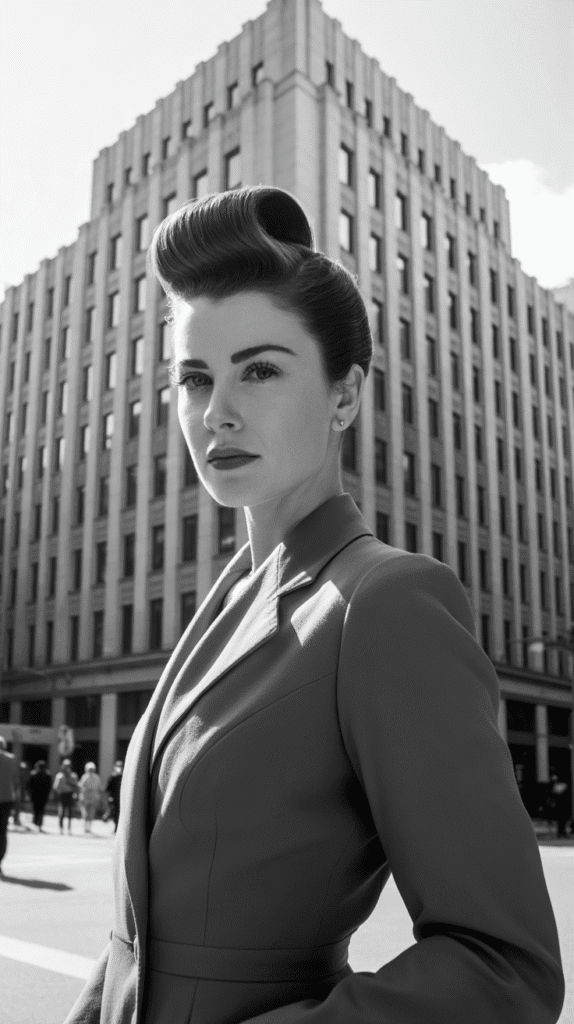 30 Effortless 1930s Hairstyle Ideas for Inspiration 10 Pompadour with Rolled Back