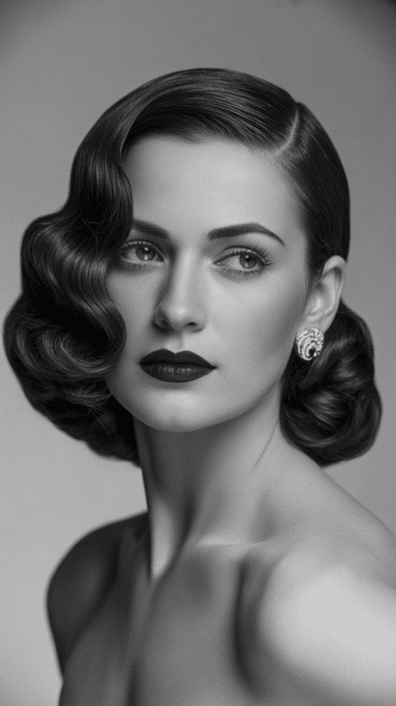 27 Classic 1930s Hairstyles That Bring Vintage Glamour Back 3 The Side Part with Deep Waves