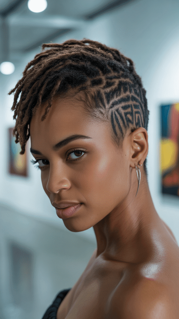 33 Trendy Short Dreadlock Styles for Black Women to Copy Now 21 Short Ombre Locs