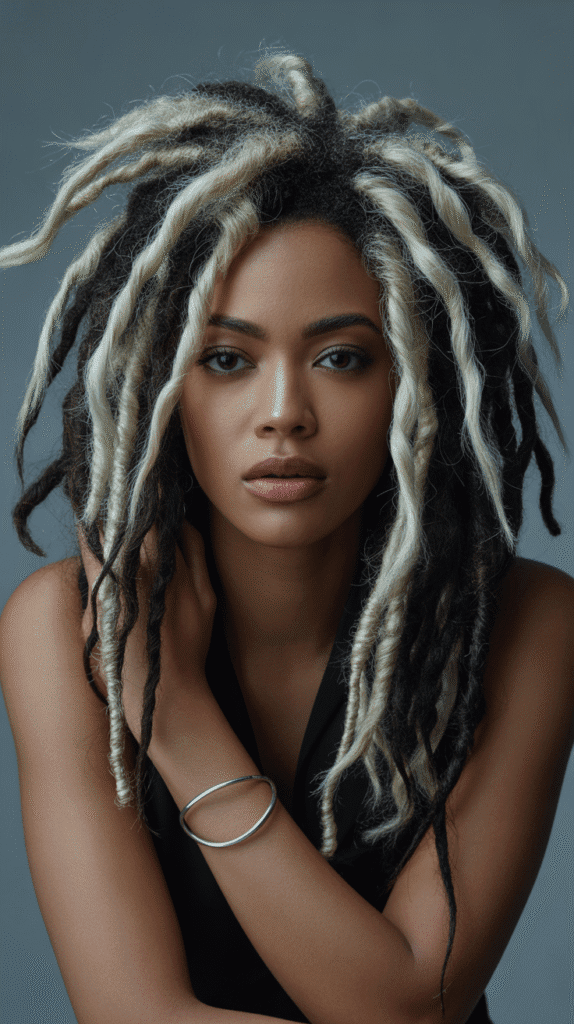 30 Chic Dreadlock Styles for Black Women 2025 You'll Love 26 Chunky Highlighted Locs