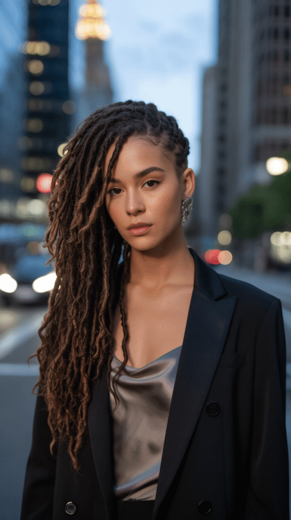 30 Latest Dreadlock Styles 2025 for Ladies You'll Want to Try 25 Twisted Loc Bangs