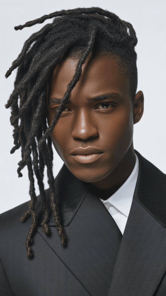 33 Latest Dreadlock Styles for Men That Are Bold and Modern 15 Side-Swept Dreads