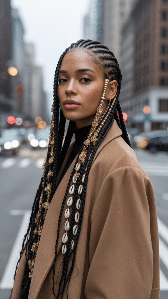 27 Best Winter Braided Hairstyles for Black Women to Stay Cute & Cozy 5 Fulani Braids